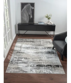 United Weavers Orion Grey 775-41672 5 ft. 3 in. X 7 ft. 2 in. Rectangle Rug