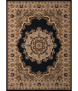 United Weavers Dallas 10170 Floral Kirman Black Area Rug 7 Ft. 10 X 10 Ft. 6 Rectangle