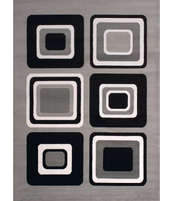 United Weavers Dallas 10371 Spaces Silver Area Rug 7 Ft. 10 X 10 Ft. 6 Rectangle