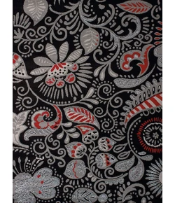 United Weavers Dallas 11070 Bandanna Black Area Rug 7 Ft. 10 X 10 Ft. 6 Rectangle
