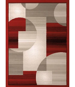 United Weavers Dallas 11130 Zoom Zoom Red Area Rug 7 Ft. 10 X 10 Ft. 6 Rectangle