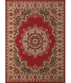United Weavers Dallas 10130 Floral Kirman Red Area Rug 5 Ft. 3 X 7 Ft. 2 Rectangle
