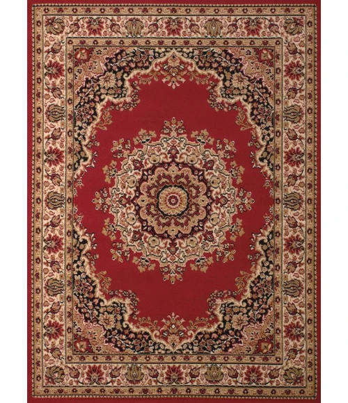 United Weavers of America DALLAS-FLORAL-KIRMAN-RED-58-10130 Area Rug