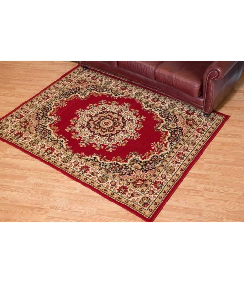 United Weavers of America DALLAS-FLORAL-KIRMAN-RED-58-10130 Area Rug
