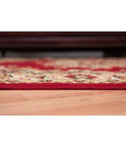 United Weavers Dallas 10130 Floral Kirman Red Area Rug 5 Ft. 3 X 7 Ft. 2 Rectangle
