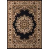 United Weavers Dallas 10170 Floral Kirman Black Area Rug 5 Ft. 3 X 7 Ft. 2 Rectangle