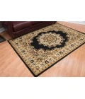 United Weavers of America DALLAS-FLORAL-KIRMAN-BLACK-58-10170 Area Rug