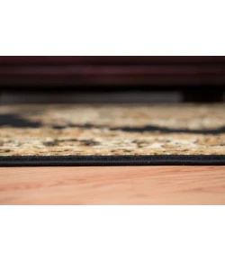 United Weavers Dallas 10170 Floral Kirman Black Area Rug 5 Ft. 3 X 7 Ft. 2 Rectangle