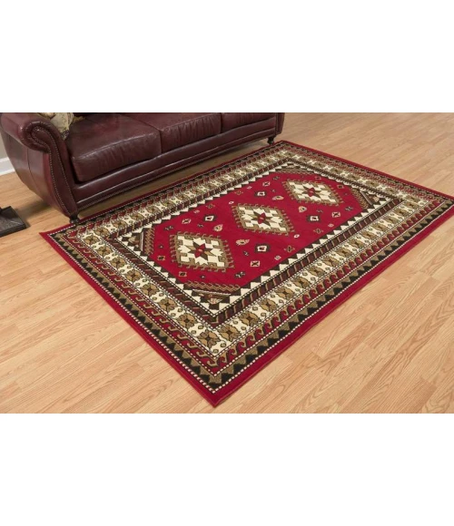 United Weavers of America DALLAS-TRES-RED-58-10230 Area Rug