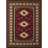United Weavers Dallas 10235 Tres Burgundy Area Rug 5 Ft. 3 X 7 Ft. 2 Rectangle