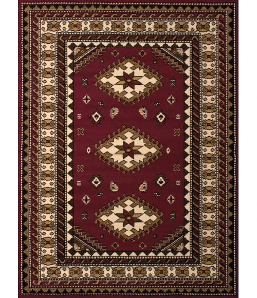 United Weavers of America DALLAS-TRES-BURGUNDY-58-10235 Area Rug