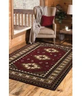 United Weavers Dallas Burgundy 851-10235 1 ft. 11 in. X 3 ft. 3 in. Rectangle Rug