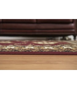 United Weavers Dallas 10235 Tres Burgundy Area Rug 5 Ft. 3 X 7 Ft. 2 Rectangle