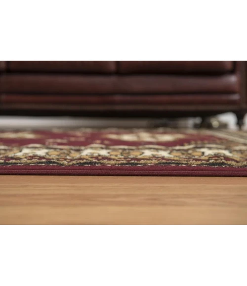 United Weavers of America DALLAS-TRES-BURGUNDY-58-10235 Area Rug