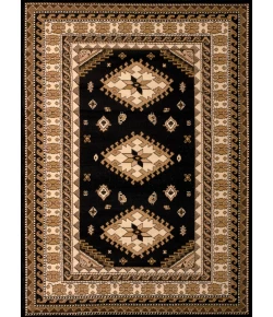 United Weavers Dallas Black 851-10270 2 ft. 3 X 7 ft. 2 in. Rectangle Rug