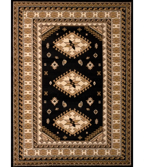 United Weavers Dallas Black 851-10270 2 ft. 3 X 7 ft. 2 in. Rectangle Rug