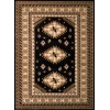 United Weavers Dallas 10270 Tres Black Area Rug 5 Ft. 3 X 7 Ft. 2 Rectangle