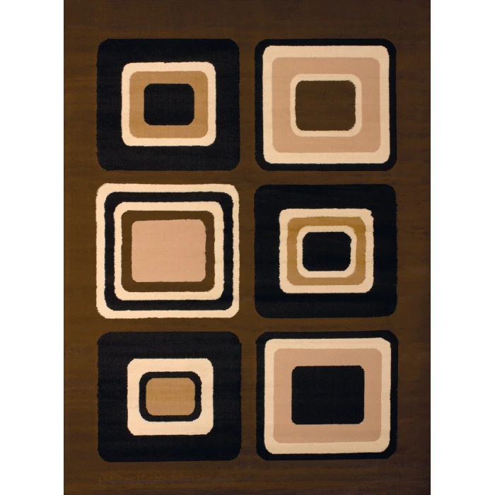 United Weavers Dallas Brown 851-10350 1 ft. 11 in. X 3 ft. 3 in. Rectangle Rug