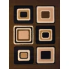 United Weavers Dallas 10350 Spaces Brown Area Rug 5 Ft. 3 X 7 Ft. 2 Rectangle