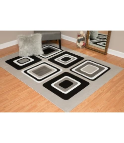 United Weavers Dallas Silver 851-10371 2 ft. 3 X 7 ft. 2 in. Rectangle Rug