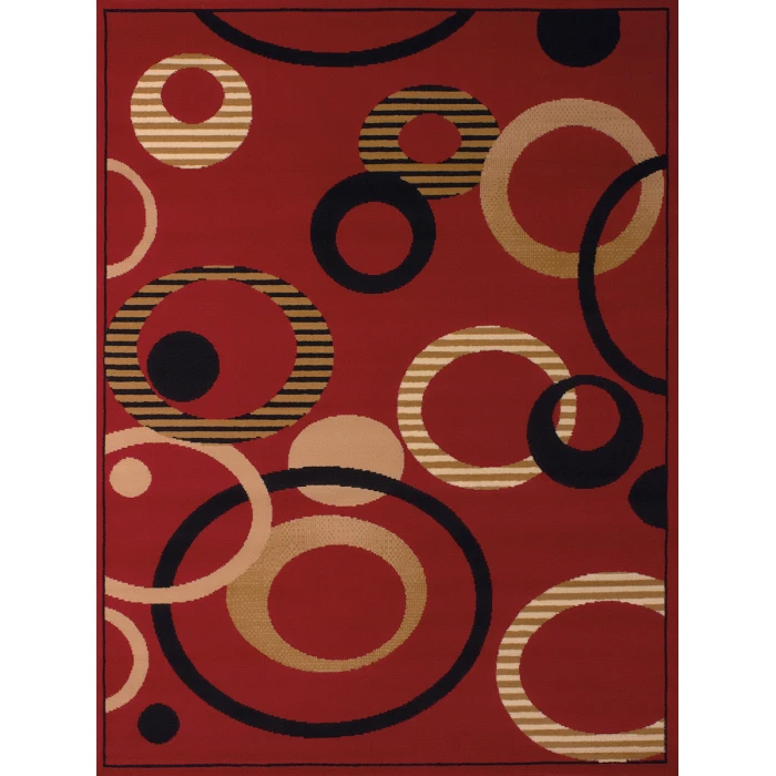 United Weavers Dallas Red 851-10430 2 ft. 3 X 7 ft. 2 in. Rectangle Rug