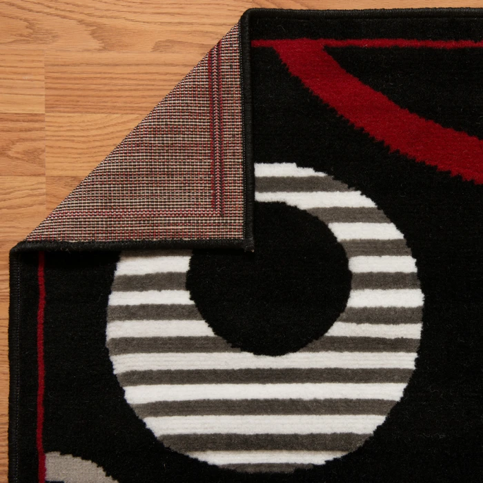 United Weavers Dallas Black 851-10470 2 ft. 3 X 7 ft. 2 in. Rectangle Rug