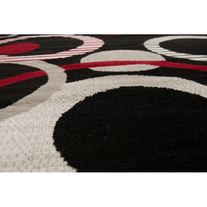 United Weavers Dallas Black 851-10470 2 ft. 3 X 7 ft. 2 in. Rectangle Rug