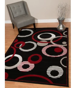 United Weavers Dallas Black 851-10470 2 ft. 3 X 7 ft. 2 in. Rectangle Rug