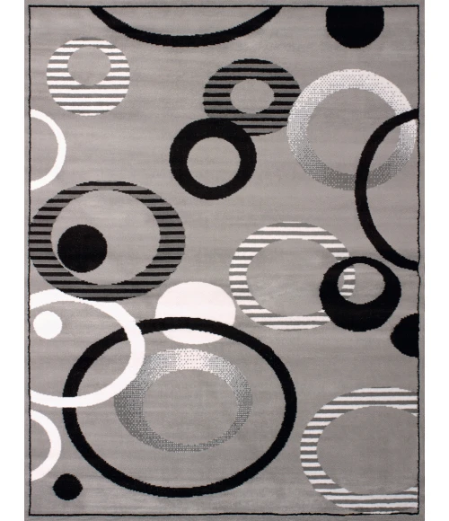 United Weavers Dallas Silver 851-10471 2 ft. 3 X 7 ft. 2 in. Rectangle Rug
