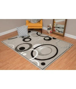 United Weavers Dallas Silver 851-10471 2 ft. 3 X 7 ft. 2 in. Rectangle Rug