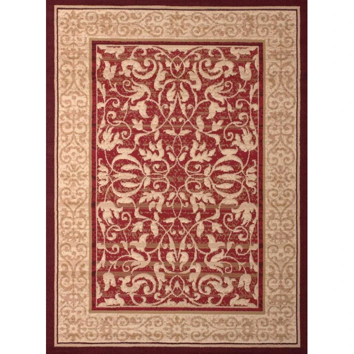United Weavers of America DALLAS-BARONESS-RED-58-10630 Area Rug