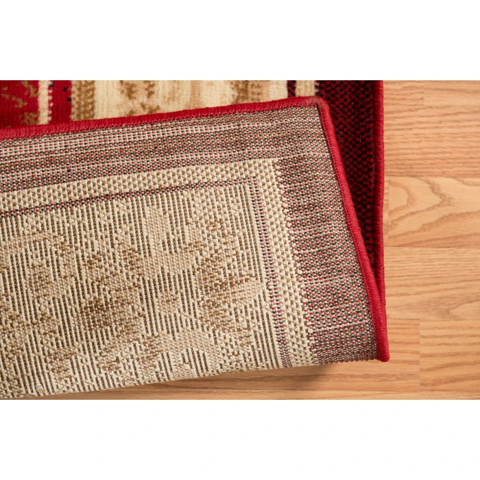 United Weavers Dallas Red 851-10630 2 ft. 3 X 7 ft. 2 in. Rectangle Rug