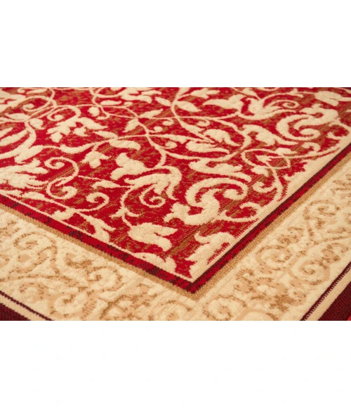 United Weavers Dallas Red 851-10630 1 ft. 11 in. X 3 ft. 3 in. Rectangle Rug