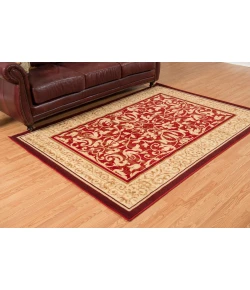 United Weavers Dallas Red 851-10630 2 ft. 3 X 7 ft. 2 in. Rectangle Rug