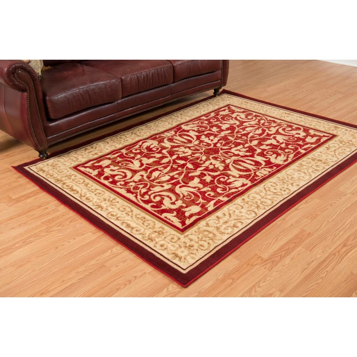 United Weavers Dallas Red 851-10630 2 ft. 3 X 7 ft. 2 in. Rectangle Rug