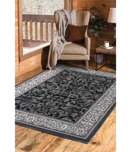 United Weavers Dallas Grey 851-10672 1 ft. 11 in. X 3 ft. 3 in. Rectangle Rug