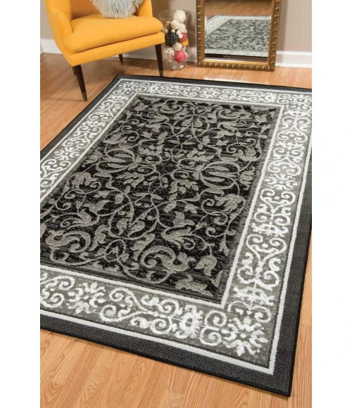 United Weavers of America DALLAS-BARONESS-GREY-58-10672 Area Rug