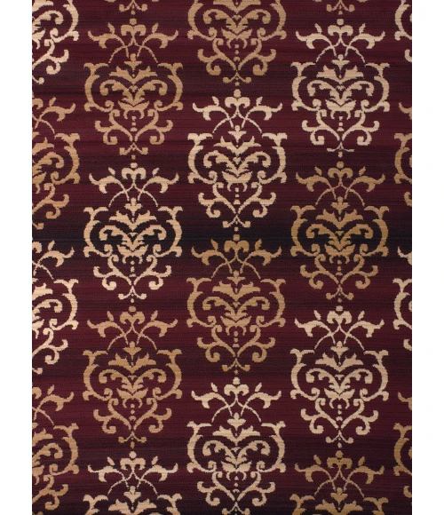 United Weavers Dallas Burgundy 851-10734 2 ft. 3 X 7 ft. 2 in. Rectangle Rug