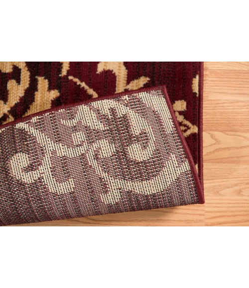 United Weavers Dallas Burgundy 851-10734 2 ft. 3 X 7 ft. 2 in. Rectangle Rug