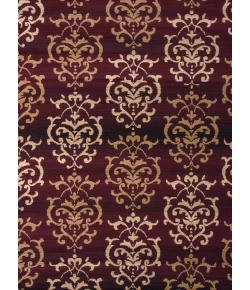 United Weavers Dallas 10734 Countess Burgundy Area Rug 5 Ft. 3 X 7 Ft. 2 Rectangle