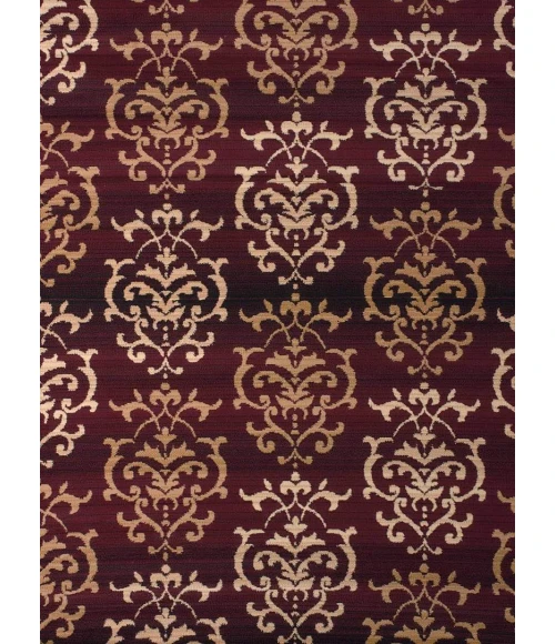 United Weavers of America DALLAS-COUNTESS-BURGUNDY-58-10734 Area Rug