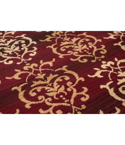 United Weavers Dallas Burgundy 851-10734 2 ft. 3 X 7 ft. 2 in. Rectangle Rug