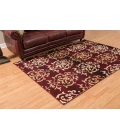 United Weavers Dallas Burgundy 851-10734 2 ft. 3 X 7 ft. 2 in. Rectangle Rug