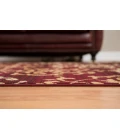 United Weavers Dallas Burgundy 851-10734 2 ft. 3 X 7 ft. 2 in. Rectangle Rug
