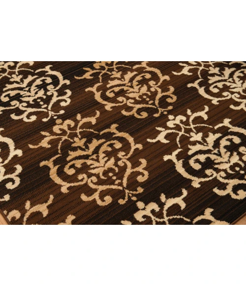 United Weavers Dallas Brown 851-10750 1 ft. 11 in. X 3 ft. 3 in. Rectangle Rug