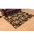United Weavers Dallas Brown 851-10750 1 ft. 11 in. X 3 ft. 3 in. Rectangle Rug