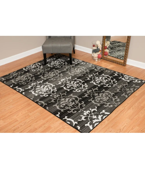 United Weavers Dallas Grey 851-10772 2 ft. 3 X 7 ft. 2 in. Rectangle Rug