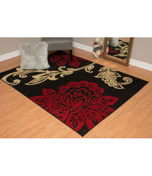 United Weavers Dallas Red 851-10830 1 ft. 11 in. X 3 ft. 3 in. Rectangle Rug