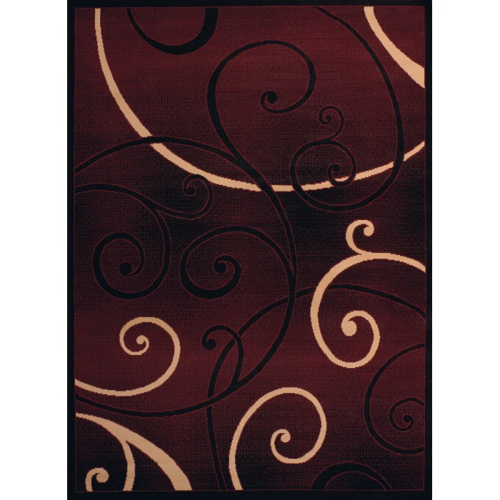 United Weavers Dallas Burgundy 851-10934 2 ft. 3 X 7 ft. 2 in. Rectangle Rug