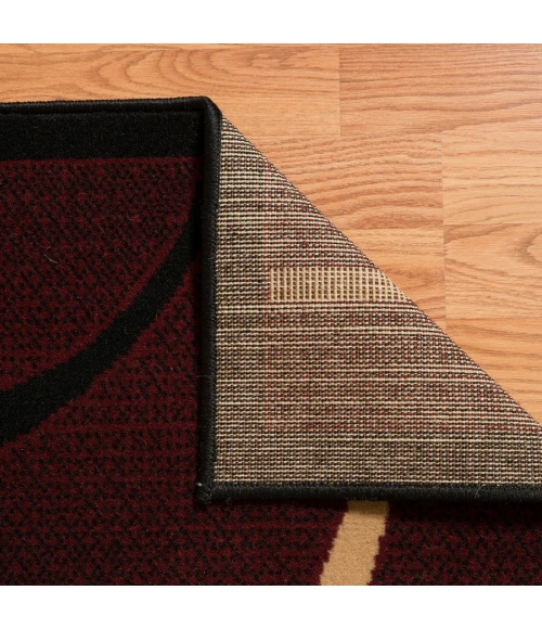 United Weavers Dallas Burgundy 851-10934 1 ft. 11 in. X 3 ft. 3 in. Rectangle Rug